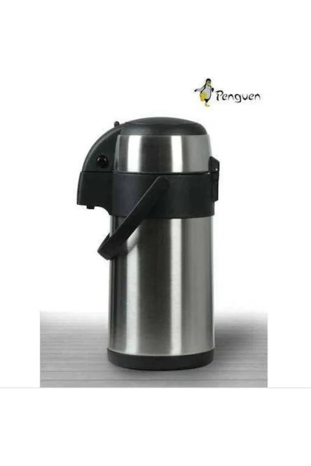 Paslanmaz Çelik Pompalı Termos 3-4-5 Litre- 12 Saat Sıcak 24 Saat Soğuk Tutar Kilitli Kapak