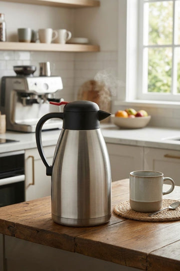İthal Çift Katlı 2 Lt Çelik Çay Termosu