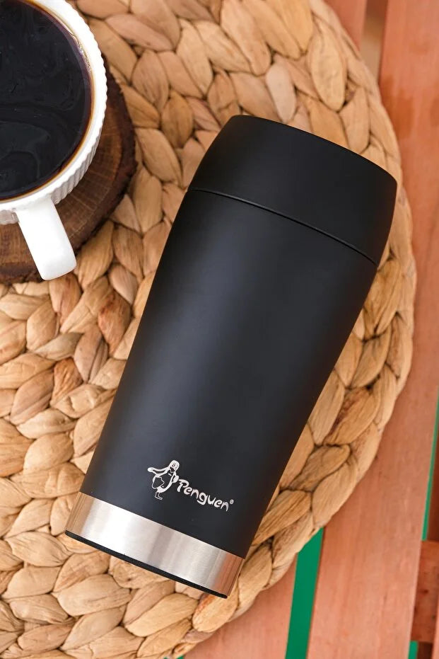 Mug Termosu - 300 ml | Sızdırmaz, Çift Cidarlı, Vakum Yalıtımlı, Paslanmaz Çelik