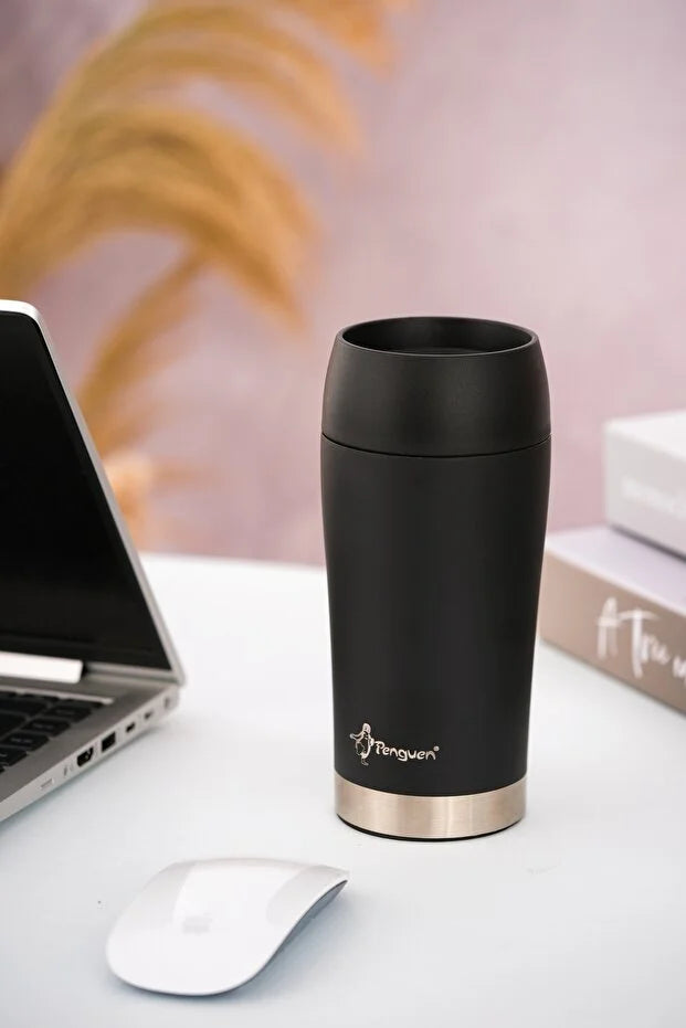 Mug Termosu - 300 ml | Sızdırmaz, Çift Cidarlı, Vakum Yalıtımlı, Paslanmaz Çelik