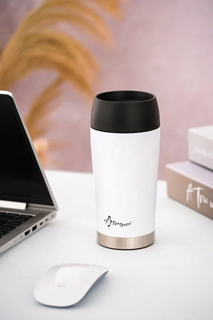 Mug Termosu - 300 ml | Sızdırmaz, Çift Cidarlı, Vakum Yalıtımlı, Paslanmaz Çelik