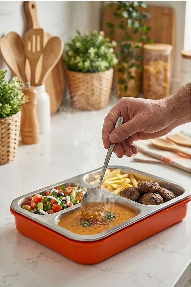 Okul İş Piknik Kamp Yemek Saklama Termosu Yemek Termosu