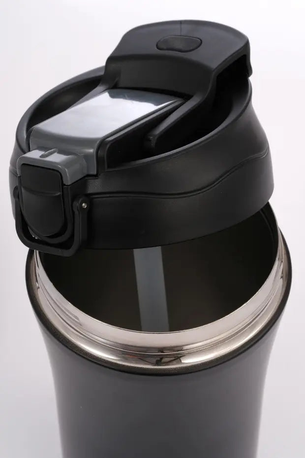 Mug Termosu - 400 ml | Sızdırmaz, Çift Cidarlı, Vakum Yalıtımlı, Paslanmaz Çelik