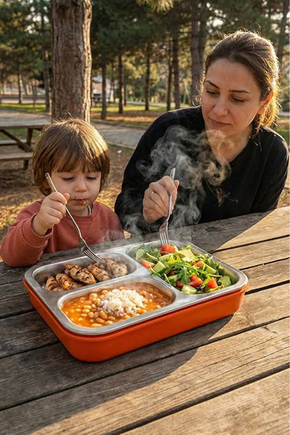 Okul İş Piknik Kamp Yemek Saklama Termosu Yemek Termosu