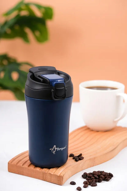 Mug Termosu - 400 ml | Sızdırmaz, Çift Cidarlı, Vakum Yalıtımlı, Paslanmaz Çelik