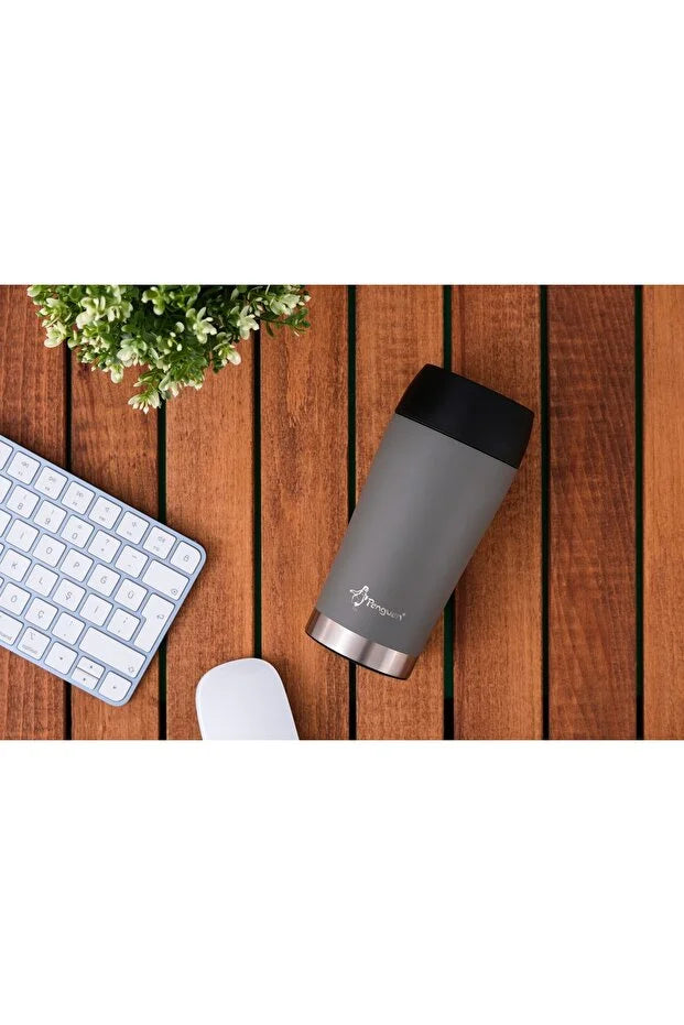 Mug Termosu - 300 ml | Sızdırmaz, Çift Cidarlı, Vakum Yalıtımlı, Paslanmaz Çelik