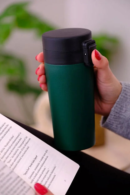 Termos Mug - 380ml, 6 Saat Sıcak & 12 Saat Soğuk Tutma, SUS304 Çelik, BPA Free