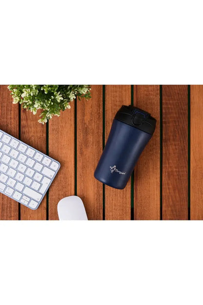 Mug Termosu - 400 ml | Sızdırmaz, Çift Cidarlı, Vakum Yalıtımlı, Paslanmaz Çelik