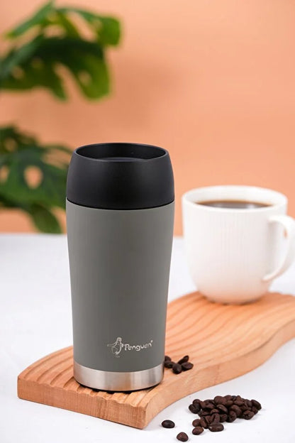 Mug Termosu - 300 ml | Sızdırmaz, Çift Cidarlı, Vakum Yalıtımlı, Paslanmaz Çelik