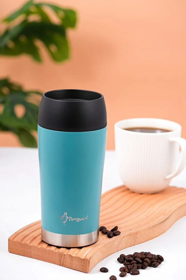 Mug Termosu - 300 ml | Sızdırmaz, Çift Cidarlı, Vakum Yalıtımlı, Paslanmaz Çelik