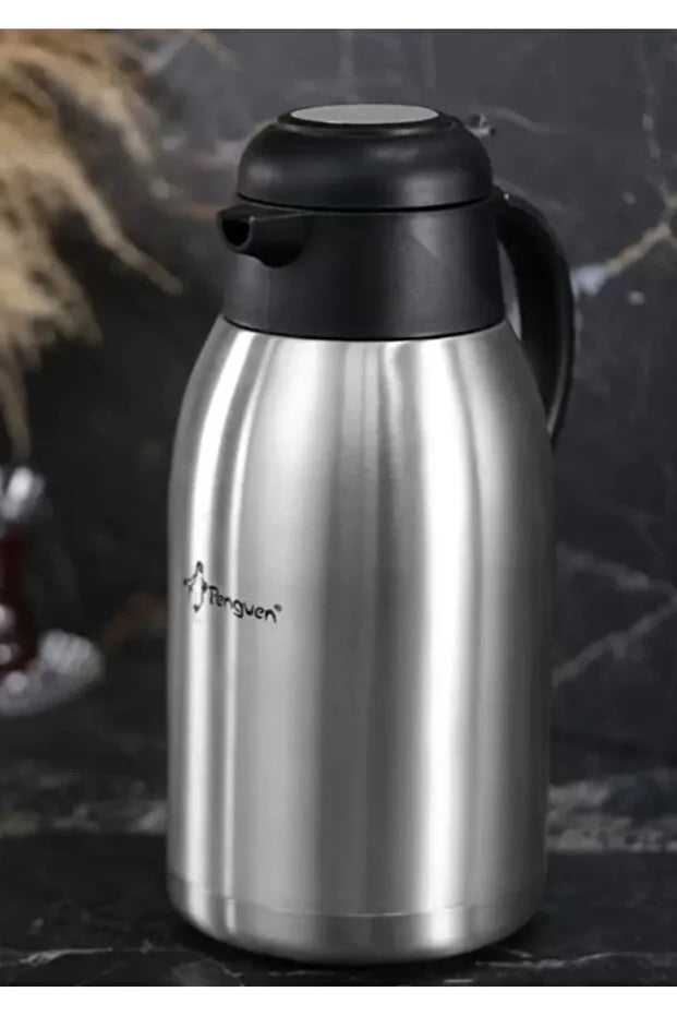 1250XS Paslanmaz Çelik Çay Termosu 2.5 Litre | 12-24 Saat Soğuk, 8-12 Saat Sıcak | Paslanmaz Çelik