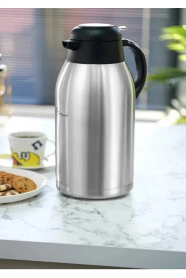1250XS Paslanmaz Çelik Çay Termosu 2.5 Litre | 12-24 Saat Soğuk, 8-12 Saat Sıcak | Paslanmaz Çelik