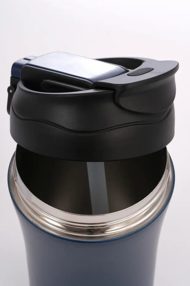 Mug Termosu - 400 ml | Sızdırmaz, Çift Cidarlı, Vakum Yalıtımlı, Paslanmaz Çelik
