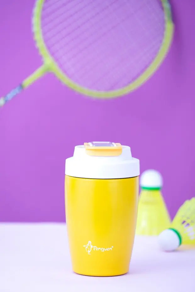 Termos Mug Sızdırmaz 400 ML - Çift Çidarlı Paslanmaz Çelik, Pipetli ve Doğrudan İçme Kapaklı