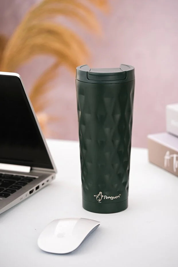 Termos Mug Sızdırmaz 500ml - Çift Çidarlı Paslanmaz Çelik