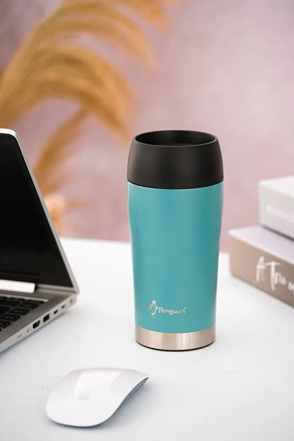 Mug Termosu - 300 ml | Sızdırmaz, Çift Cidarlı, Vakum Yalıtımlı, Paslanmaz Çelik