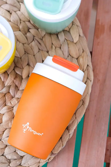 Termos Mug Sızdırmaz 400 ML - Çift Çidarlı Paslanmaz Çelik, Pipetli ve Doğrudan İçme Kapaklı