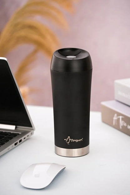 Mug Termosu - 400 ml | Sızdırmaz, Çift Cidarlı, Vakum Yalıtımlı, Paslanmaz Çelik