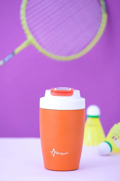 Termos Mug Sızdırmaz 400 ML - Çift Çidarlı Paslanmaz Çelik, Pipetli ve Doğrudan İçme Kapaklı