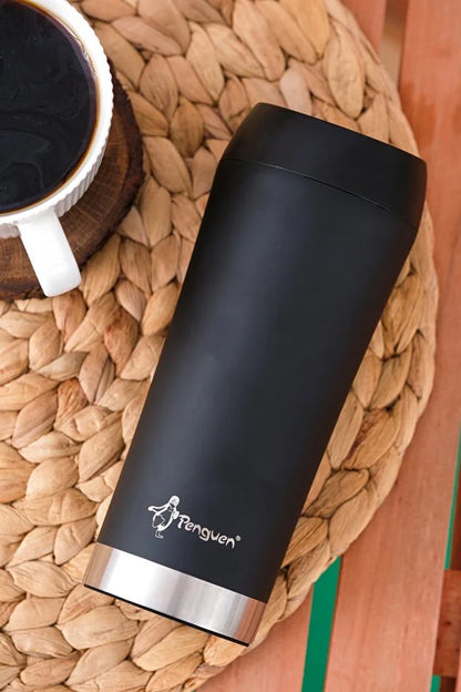 Mug Termosu - 400 ml | Sızdırmaz, Çift Cidarlı, Vakum Yalıtımlı, Paslanmaz Çelik