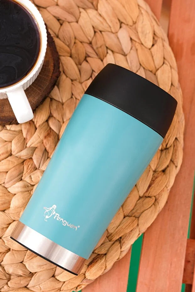Mug Termosu - 300 ml | Sızdırmaz, Çift Cidarlı, Vakum Yalıtımlı, Paslanmaz Çelik