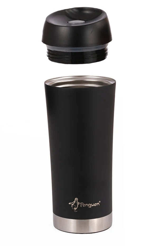 Mug Termosu - 400 ml | Sızdırmaz, Çift Cidarlı, Vakum Yalıtımlı, Paslanmaz Çelik