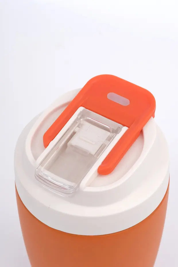 Termos Mug Sızdırmaz 400 ML - Çift Çidarlı Paslanmaz Çelik, Pipetli ve Doğrudan İçme Kapaklı