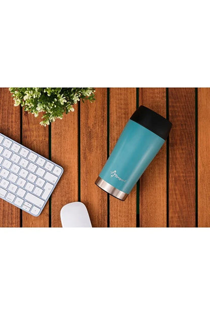 Mug Termosu - 300 ml | Sızdırmaz, Çift Cidarlı, Vakum Yalıtımlı, Paslanmaz Çelik