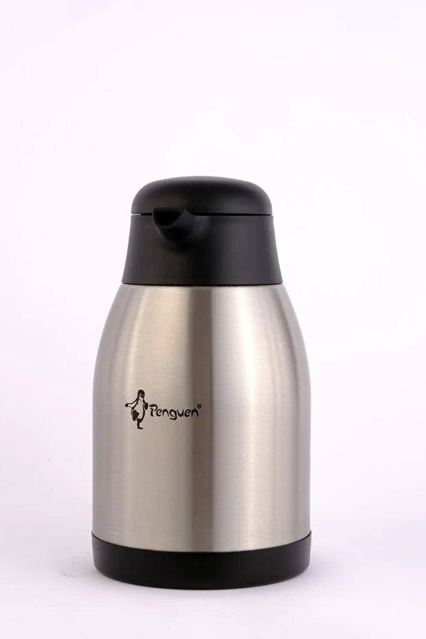 2 Litre Çift Kat Çelik Çay Termosu 1200P Yeni Model