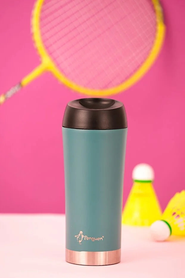 Mug Termosu - 400 ml | Sızdırmaz, Çift Cidarlı, Vakum Yalıtımlı, Paslanmaz Çelik