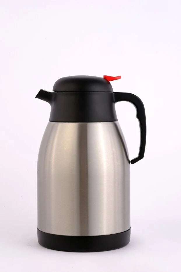 2 Litre Çift Kat Çelik Çay Termosu 1200P Yeni Model
