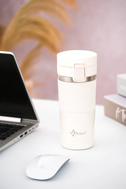 Termos Mug 400 ml Filtre Kapak Paslanmaz Çelik