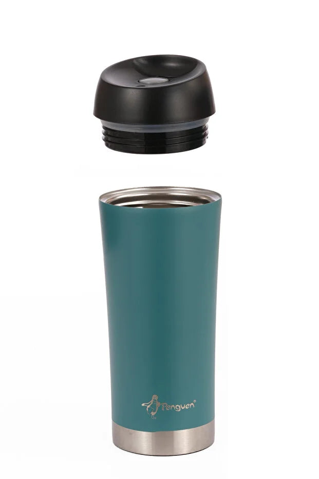 Mug Termosu - 400 ml | Sızdırmaz, Çift Cidarlı, Vakum Yalıtımlı, Paslanmaz Çelik