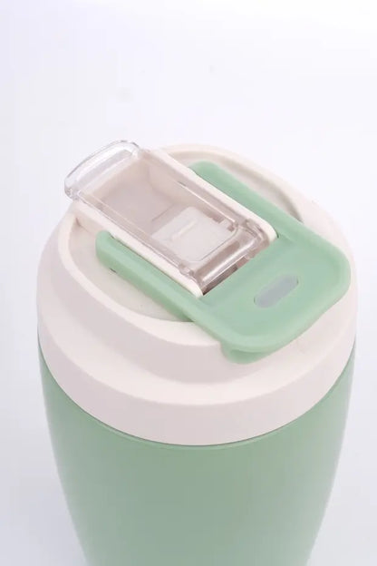 Termos Mug Sızdırmaz 400 ML - Çift Çidarlı Paslanmaz Çelik, Pipetli ve Doğrudan İçme Kapaklı