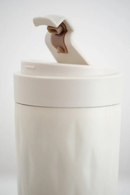 PNG-1167 500ml Flip Kapak Desenli Çelik Mug | 6 Saat Sıcak 12 Saat Soğuk | Sızdırmaz & BPA Free
