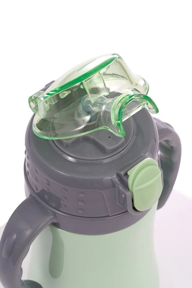 Çocuk Termosu - 280 ml | Sızdırmaz Çift Cidarlı, Vakum Yalıtımlı | Paslanmaz Çelik Pipetli Termos