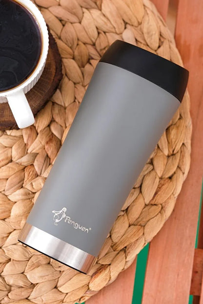 Mug Termosu - 400 ml | Sızdırmaz, Çift Cidarlı, Vakum Yalıtımlı, Paslanmaz Çelik