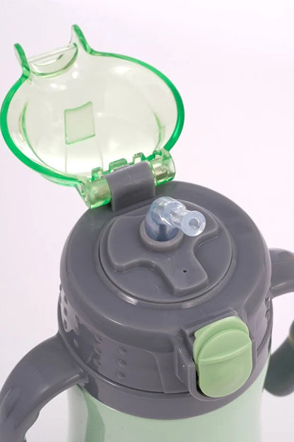 Çocuk Termosu - 280 ml | Sızdırmaz Çift Cidarlı, Vakum Yalıtımlı | Paslanmaz Çelik Pipetli Termos