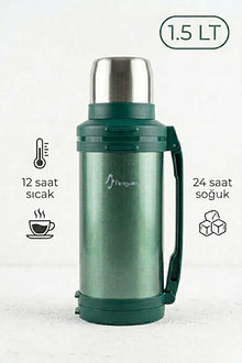 2 Litre Avcı Termos Vakumlu Çelik Termos Kamp Piknik Çay Kahve Termosu SUS304 BPA Free