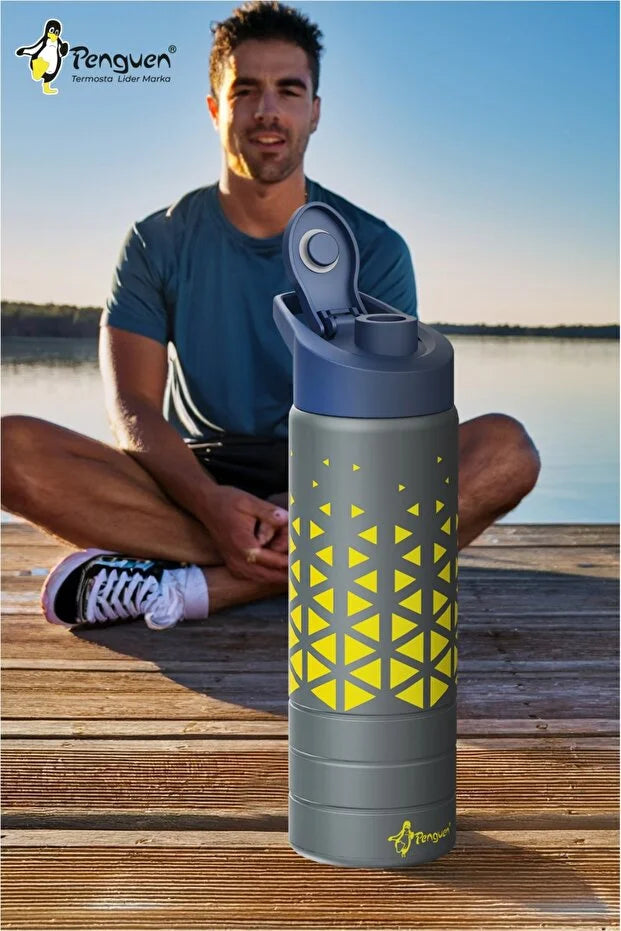 750ML Paslanmaz Çelik Su Matarası | Sızdırmaz Kapaklı | BPA Free | Dayanıklı
