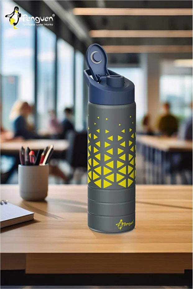 750ML Paslanmaz Çelik Su Matarası | Sızdırmaz Kapaklı | BPA Free | Dayanıklı