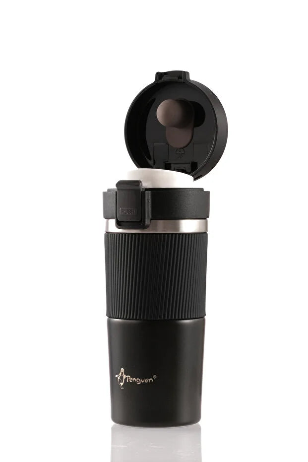 Termos Mug 400 ml Filtre Kapak Paslanmaz Çelik