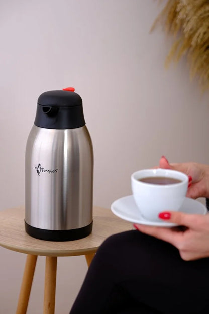 1250P Çift Katlı Çelik Termos 2.5 Litre