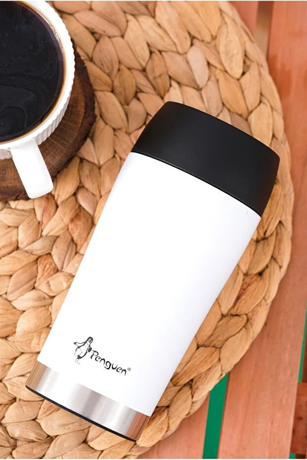 Mug Termosu - 300 ml | Sızdırmaz, Çift Cidarlı, Vakum Yalıtımlı, Paslanmaz Çelik