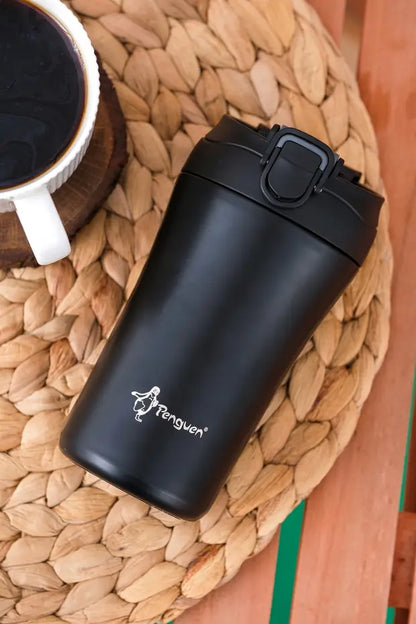 Mug Termosu - 400 ml | Sızdırmaz, Çift Cidarlı, Vakum Yalıtımlı, Paslanmaz Çelik