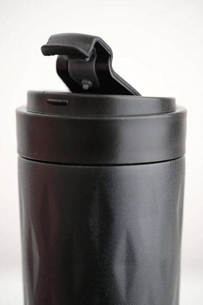 PNG-1167 500ml Flip Kapak Desenli Çelik Mug | 6 Saat Sıcak 12 Saat Soğuk | Sızdırmaz & BPA Free