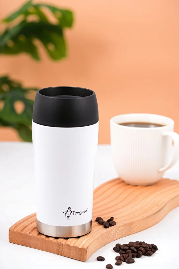 Mug Termosu - 300 ml | Sızdırmaz, Çift Cidarlı, Vakum Yalıtımlı, Paslanmaz Çelik