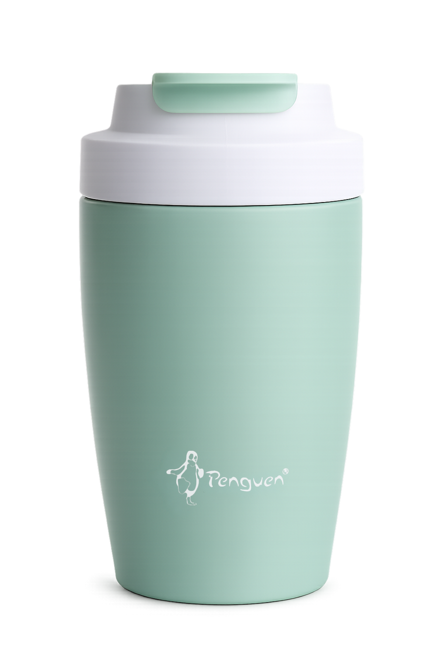 Mint yeşili Penguen 400 ml çift içim termos mug