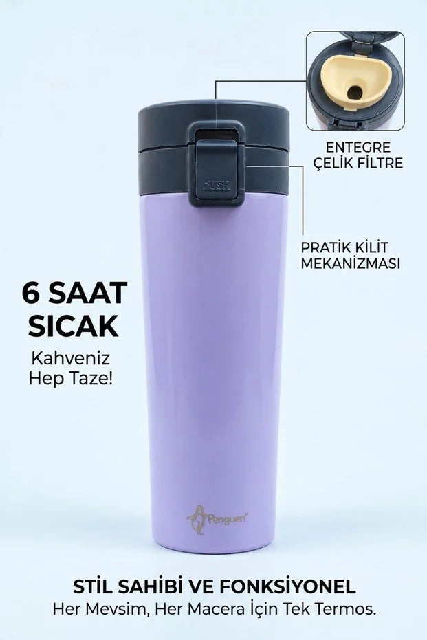 Penguen 500 ml Çay, Kahve Termosu