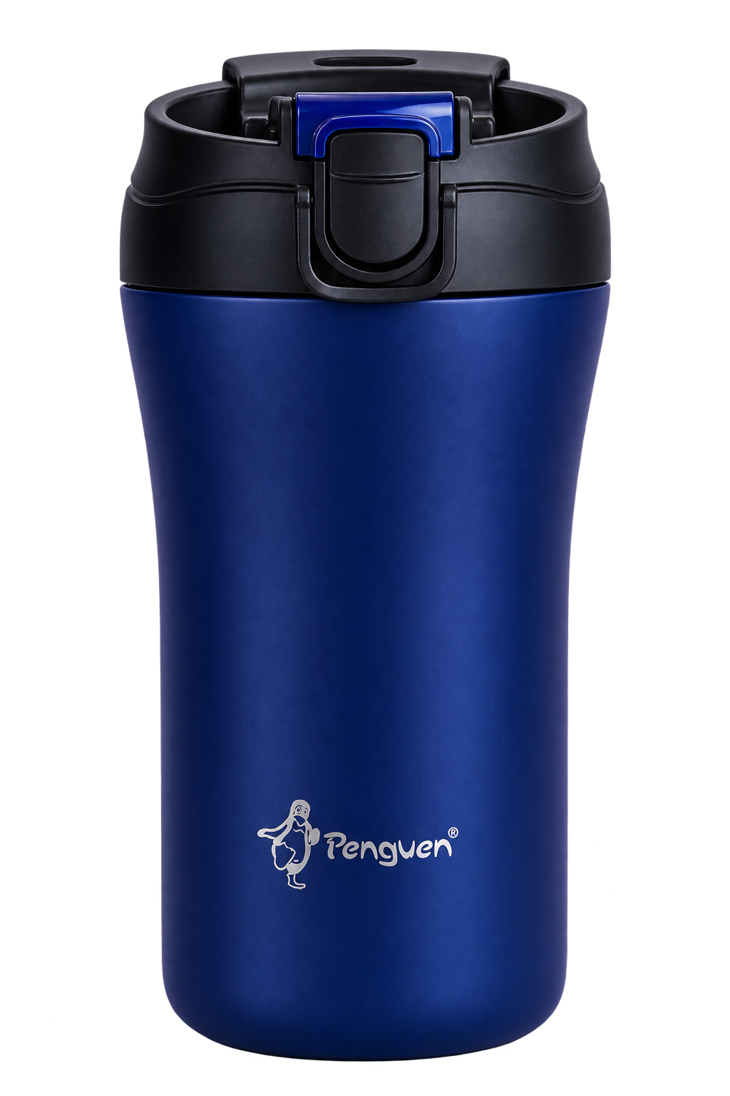 Penguen 400 ml mug termos – lacivert kilitli kapaklı